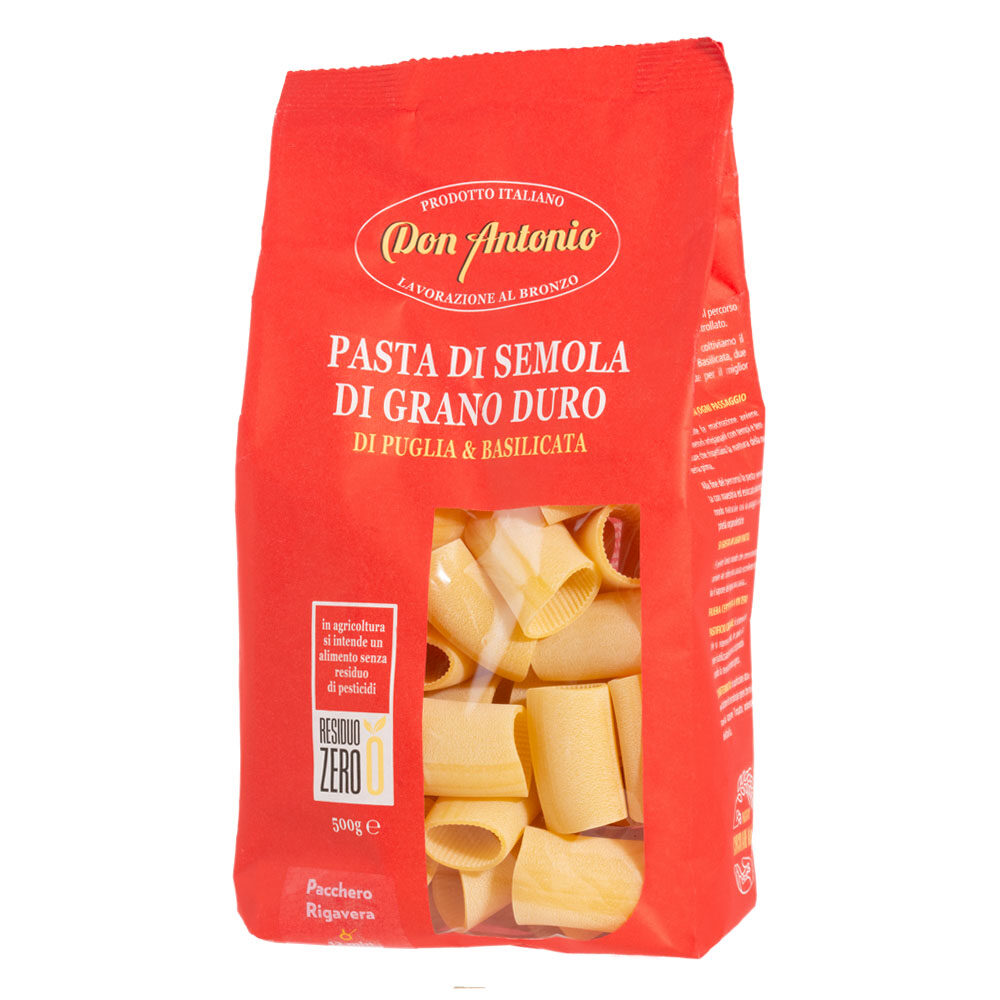 Don Antonio - Pasta di Semola di Grano Duro - Pacchero Rigavera