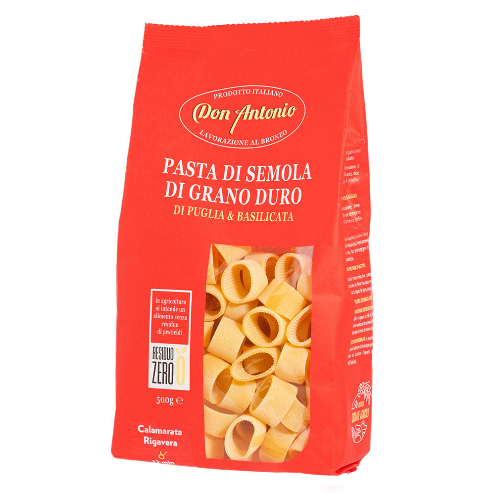 Don Antonio - Pasta di Semola di Grano Duro - Calamarata Rigavera
